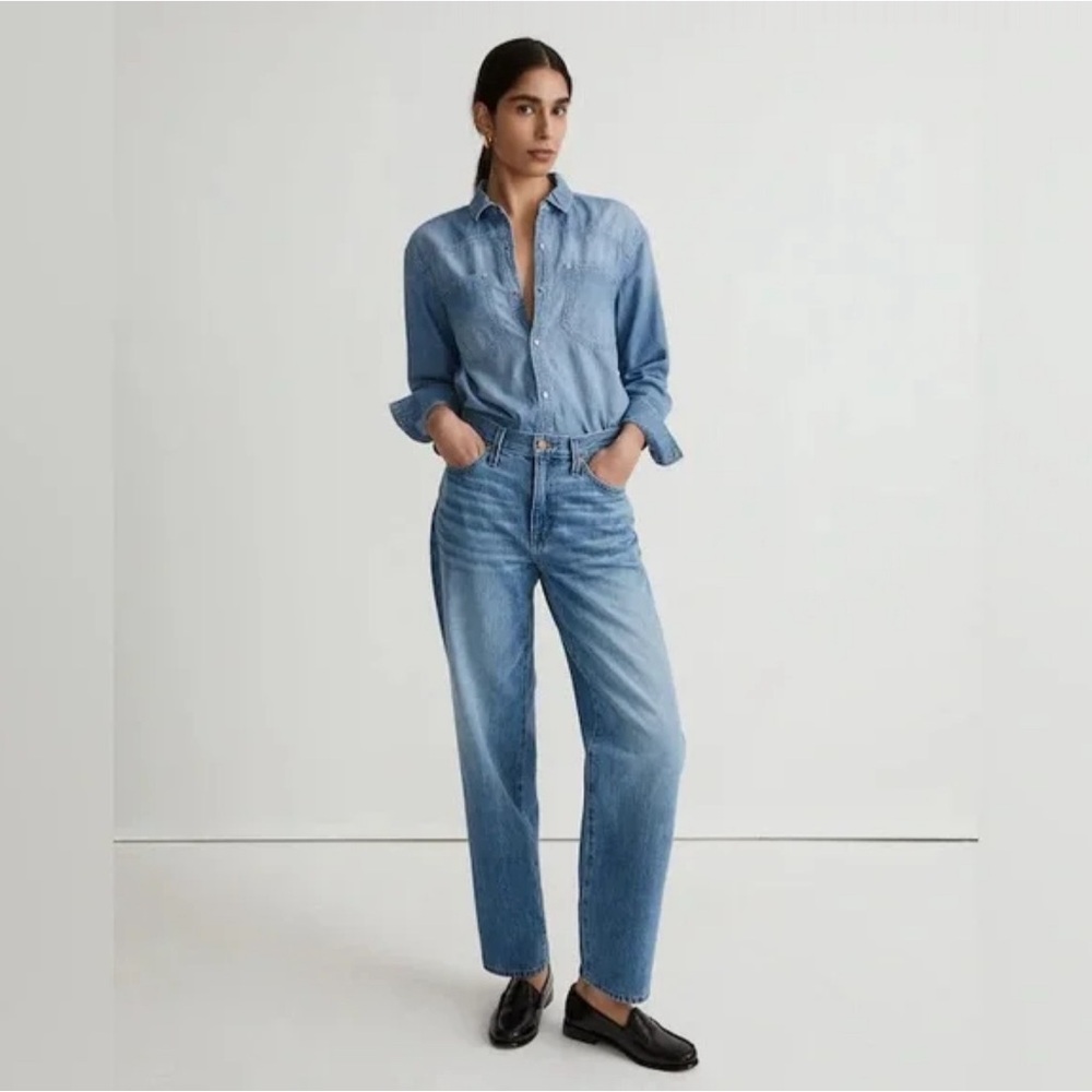 Madewell The Slouchy Boyjean Size 30
